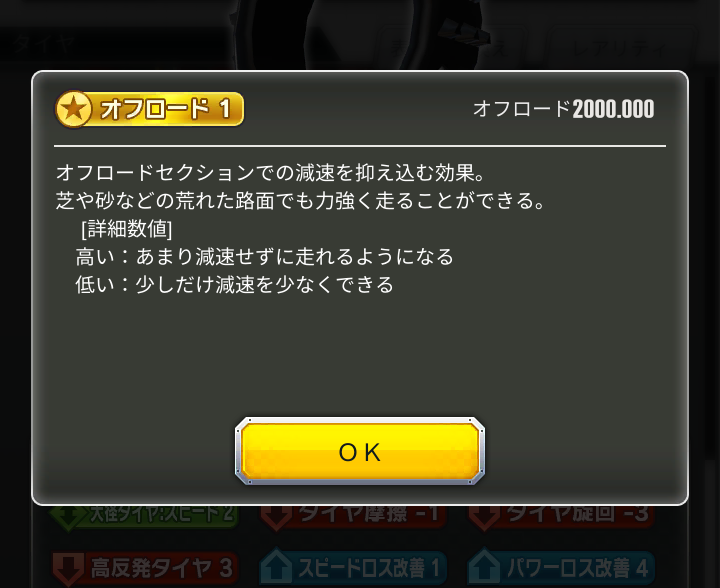 超速GP　オフロードスキル詳細