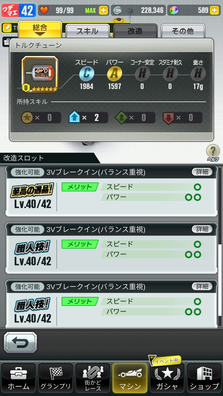 超速GP　スピード盛りのトルクチューン