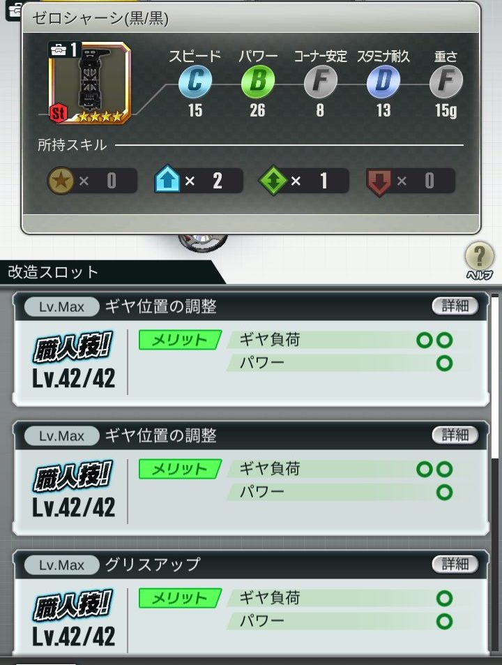超速GP　ギヤ負荷ALL