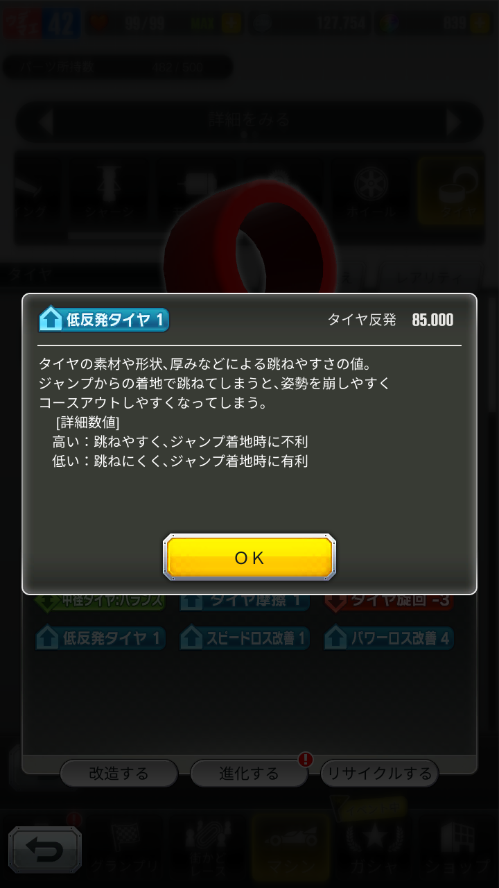 超速GP　低反発タイヤ詳細